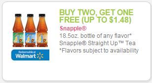 snapple coupon