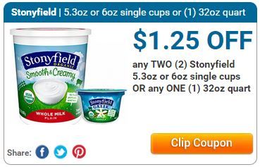 stonyfield coupon