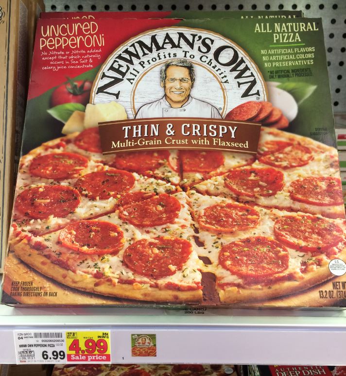 Newman's own pizza