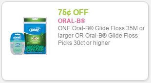 oral b glide coupon