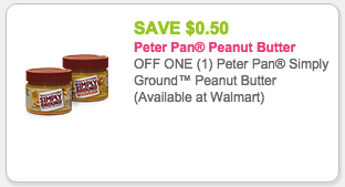 Peter Pan Peanut Butter Coupon