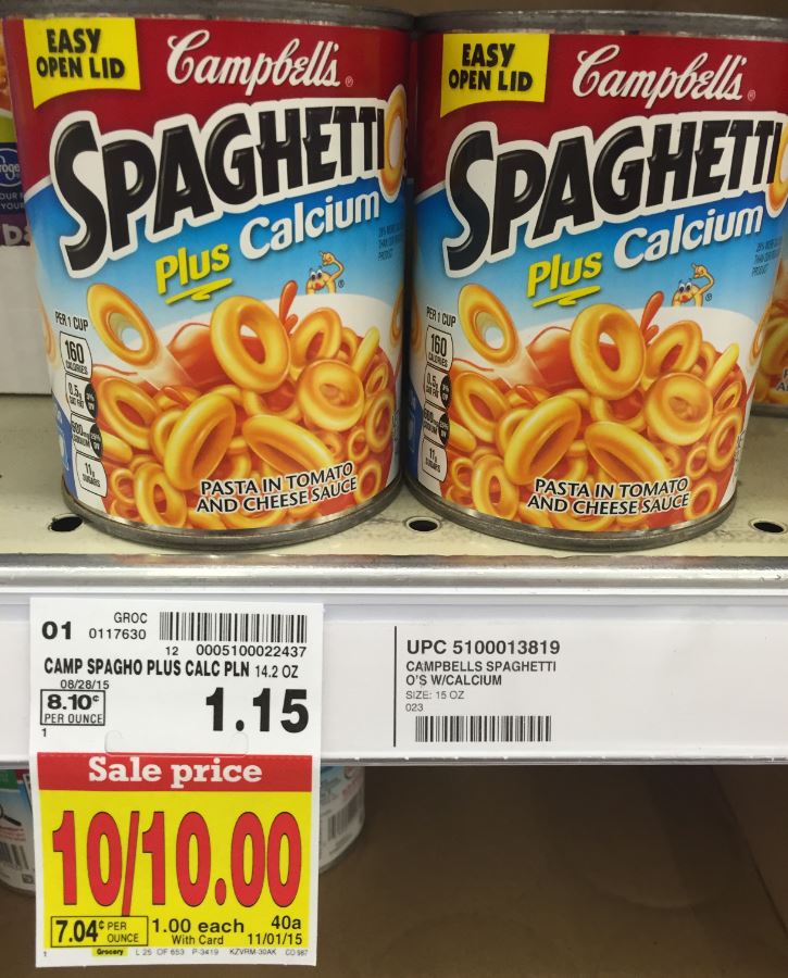 campbells spaghettios