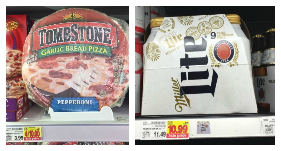 pizza beer combo