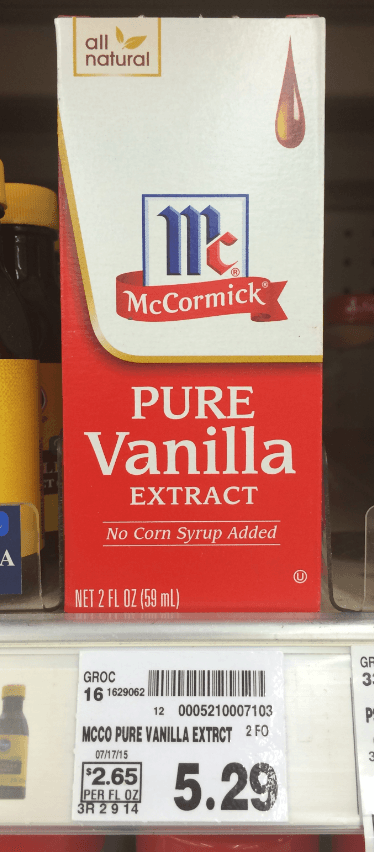 vanilla extract