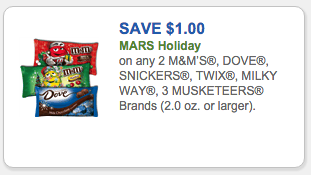 Mars Candy Coupon