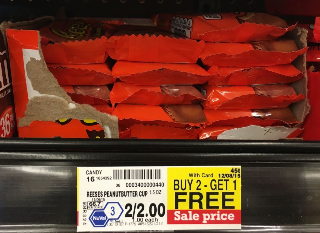 NEW $1 Reese's Coupon = FREE Candy Bar in Checkout Lane! - Kroger Krazy