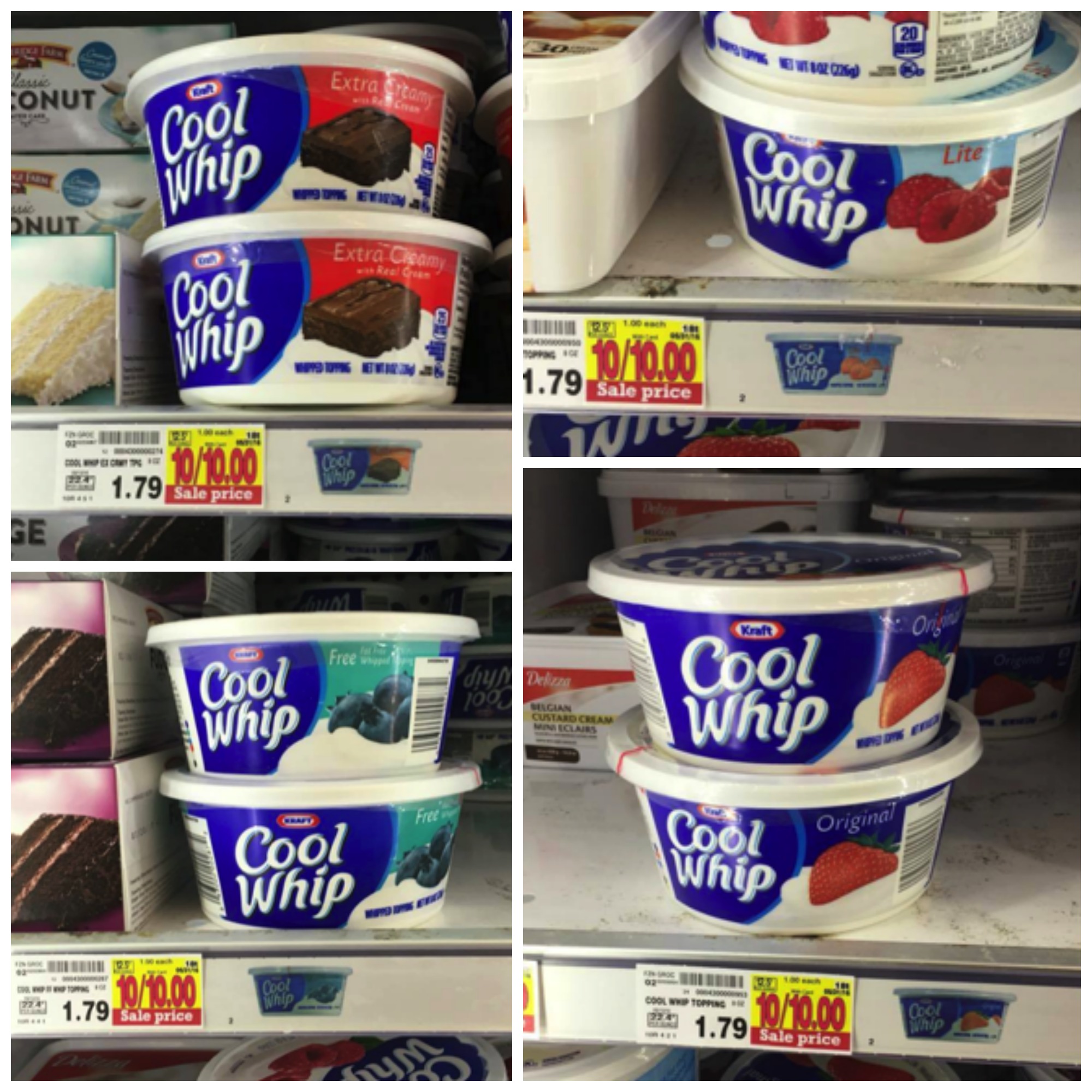 cool whip collage