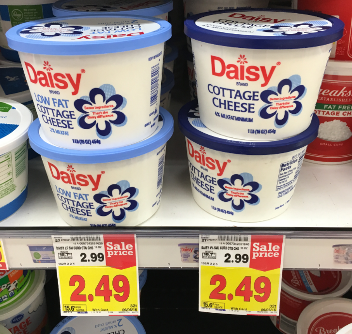 Daisy Cottage Cheese As Low As 0 24 At Kroger Kroger Krazy