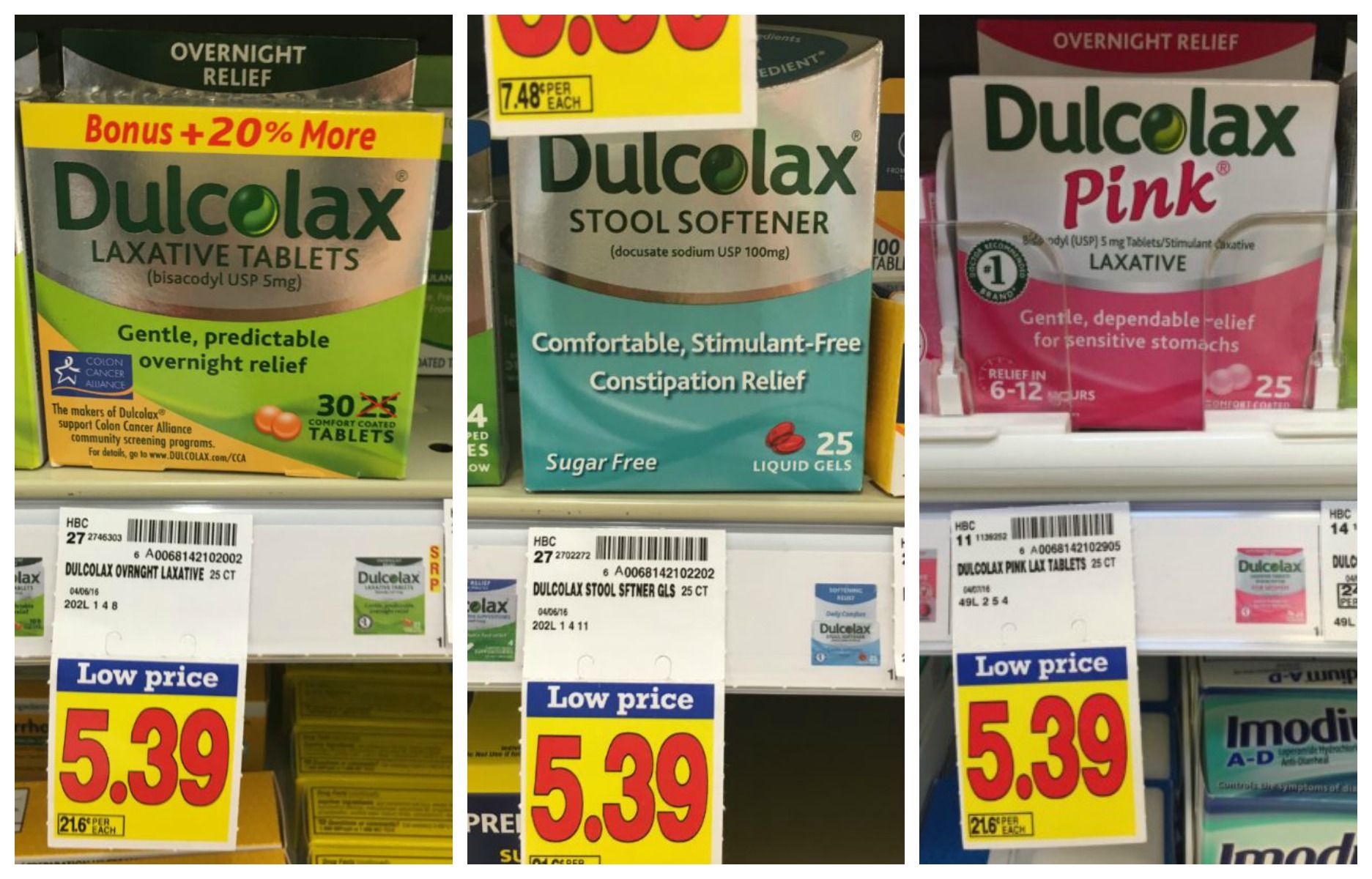 Dulcolax Products as low as $2.39 at Kroger!! - Kroger Krazy