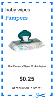 Pampers Baby Wipes coupon