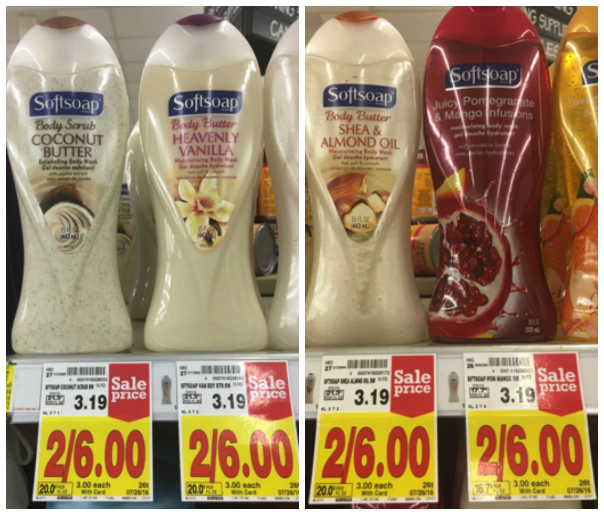 softsoap body soap Collage