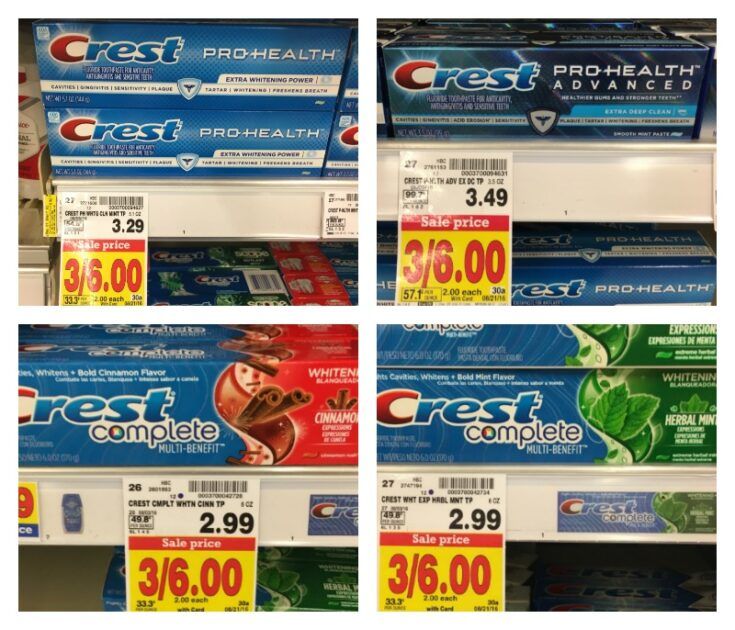 FREE Crest Pro-Health & Crest Complete Toothpaste at Kroger!! - Kroger ...