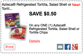 New Azteca Coupon Great Deals On Taco Shells Tortillas At Kroger Kroger Krazy