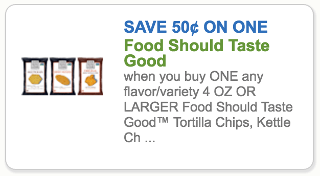 food should taste good coupon