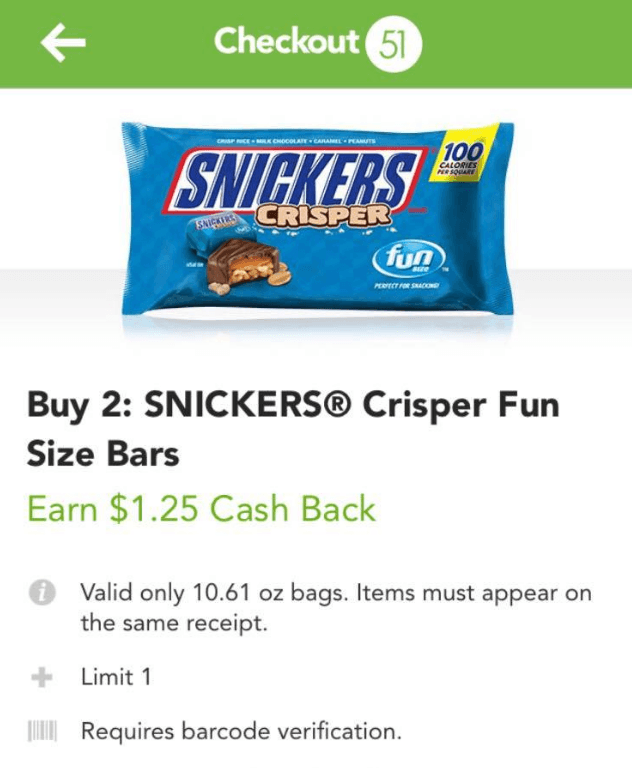 snickers coupons