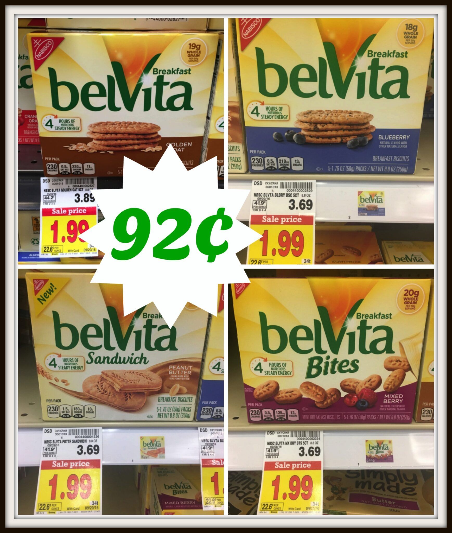 BelVita Breakfast Biscuits as low as $0.92 at Kroger!! - Kroger Krazy