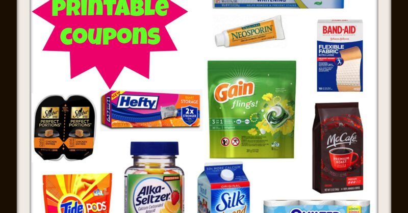 New Printable Coupons! Tide, Gain, Alka-Seltzer, Colgate, Hefty Slider ...