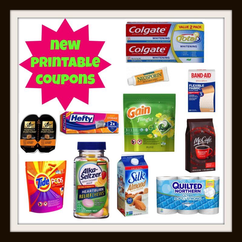New Printable Coupons! Tide, Gain, Alka-Seltzer, Colgate, Hefty Slider ...