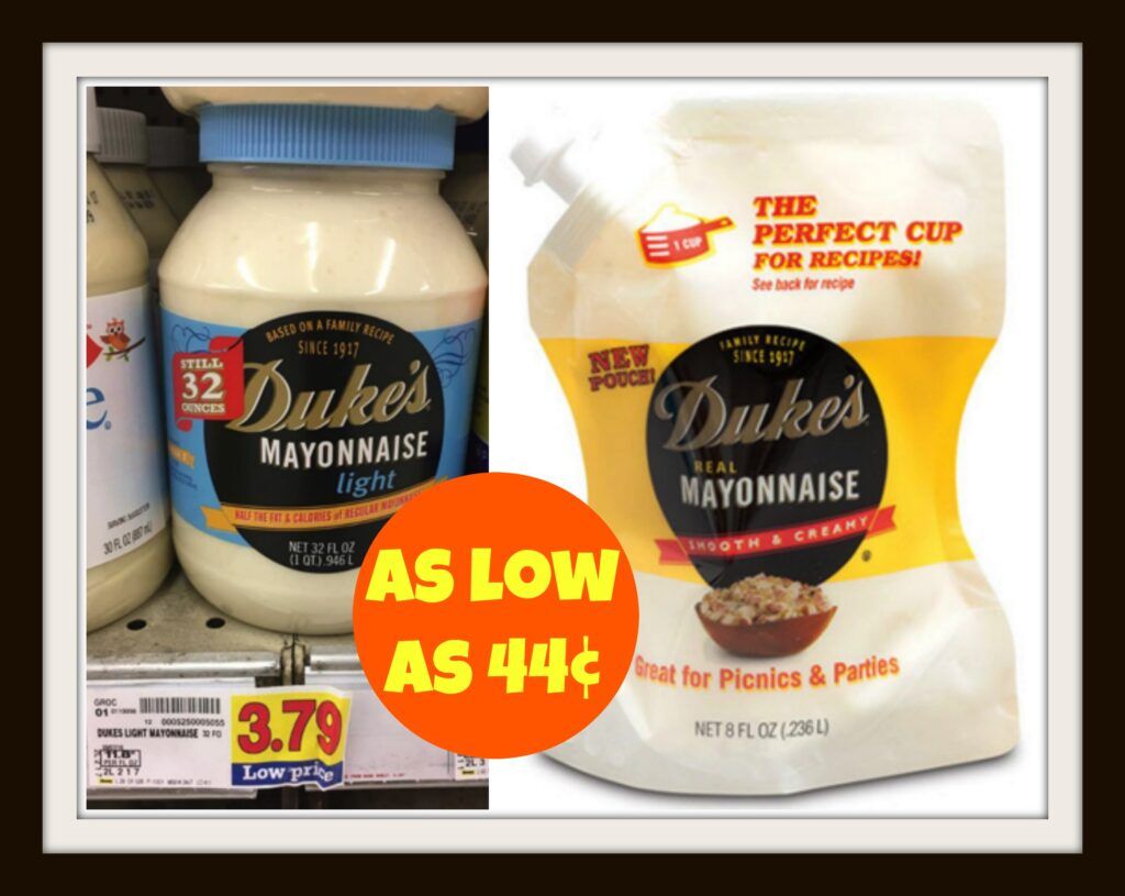 BIG FAT $1.75/1 Duke's Mayonnaise Coupon = as low as $0.44 at Kroger ...