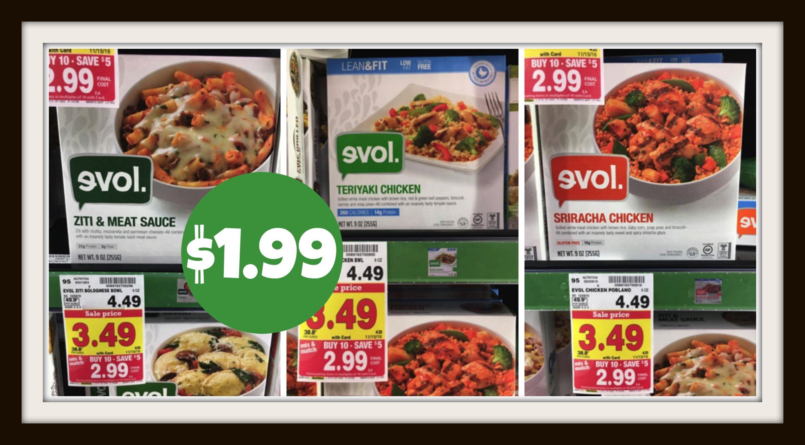 TWO NEW Evol Coupons = $1.99 Bowls During Kroger Mega Event!! - Kroger ...