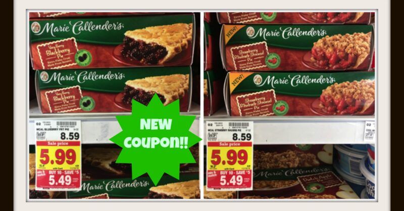 NEW Marie Callender's Pie Coupon + Kroger Mega Event Scenario! - Kroger ...