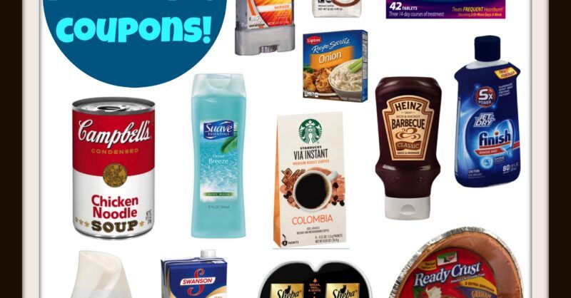 New Printable Coupons! Heinz, Campbell's, Swanson, Finish, Bounty ...