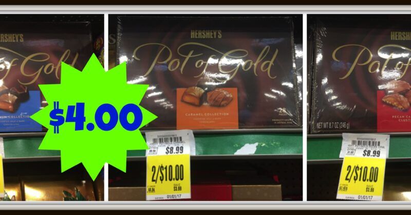 NEW Hershey's Pot of Gold Coupon = $4.00 Chocolates at Kroger ...