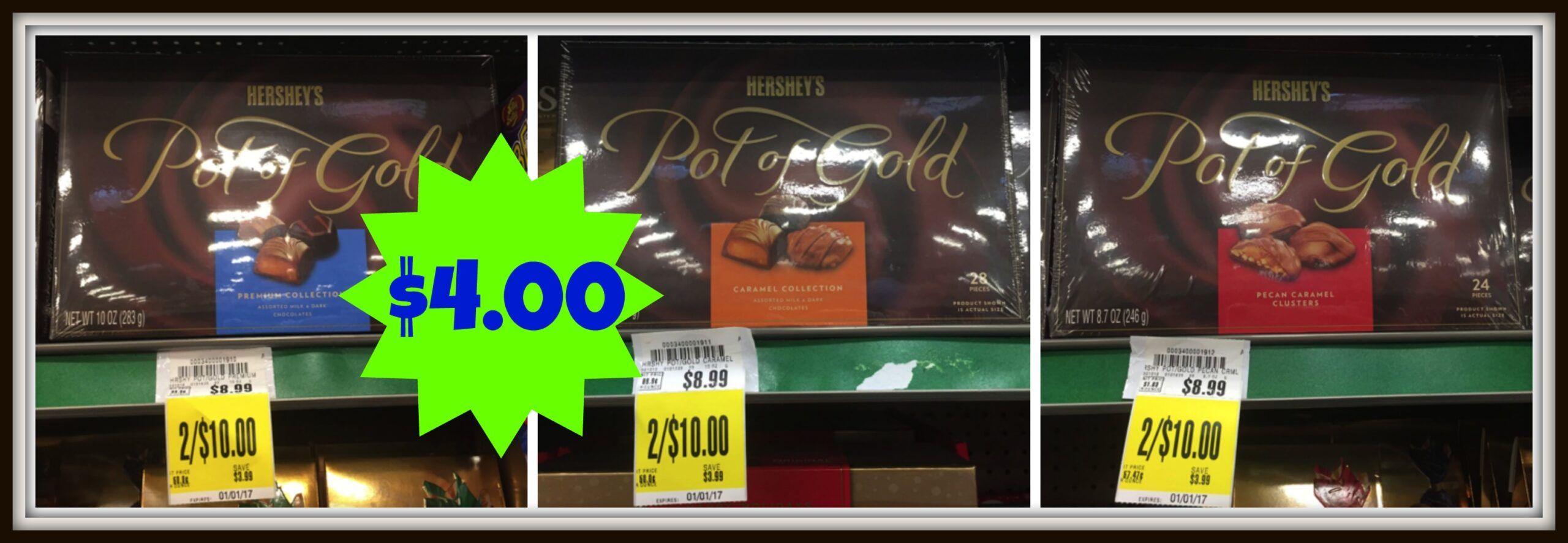 NEW Hershey's Pot of Gold Coupon = $4.00 Chocolates at Kroger ...