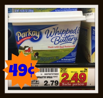 parkay kroger coupon buttery whipped spread only