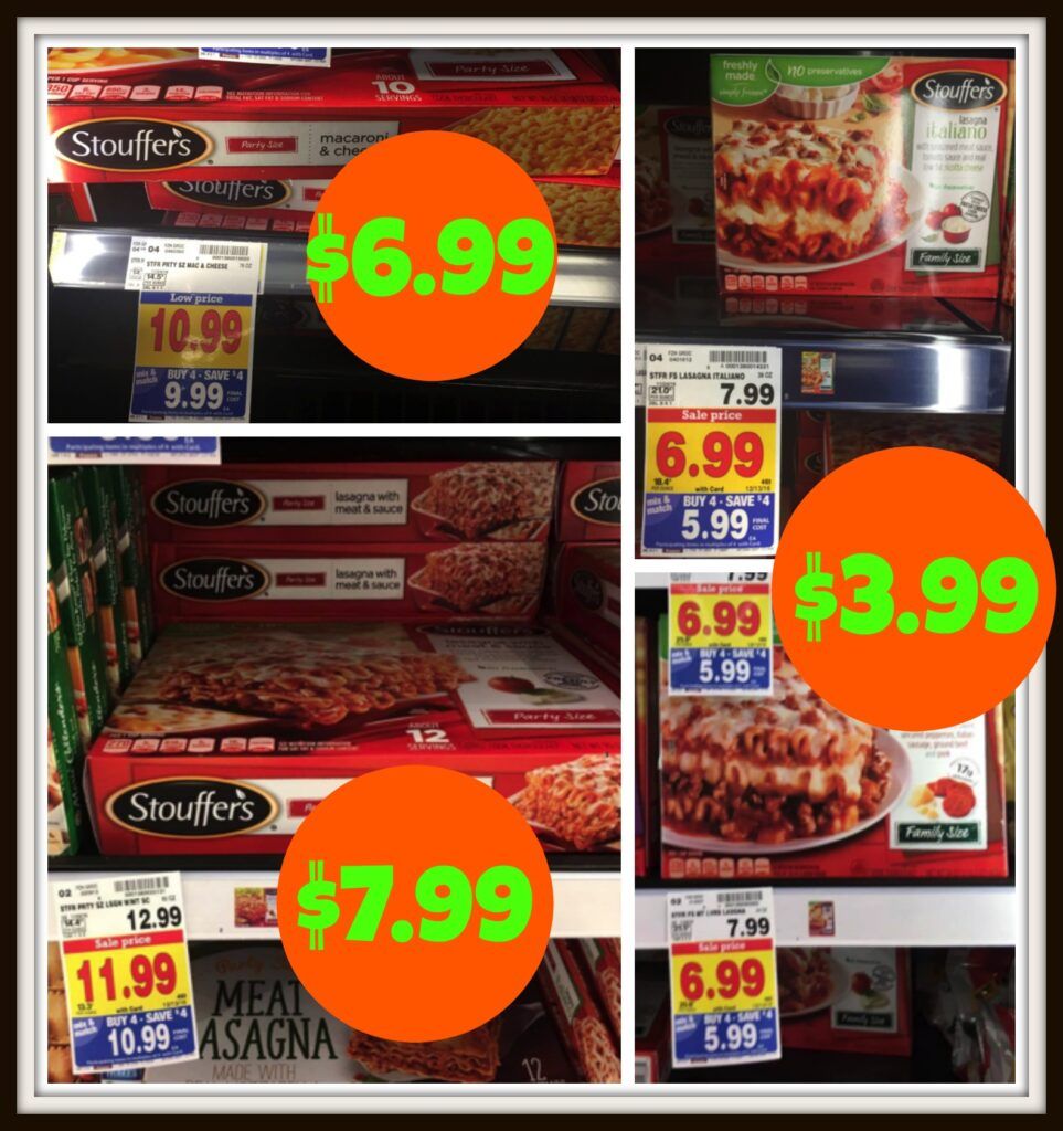 RARE Stouffer's Coupons + Last Chance Kroger Mega Event Deal Scenarios ...