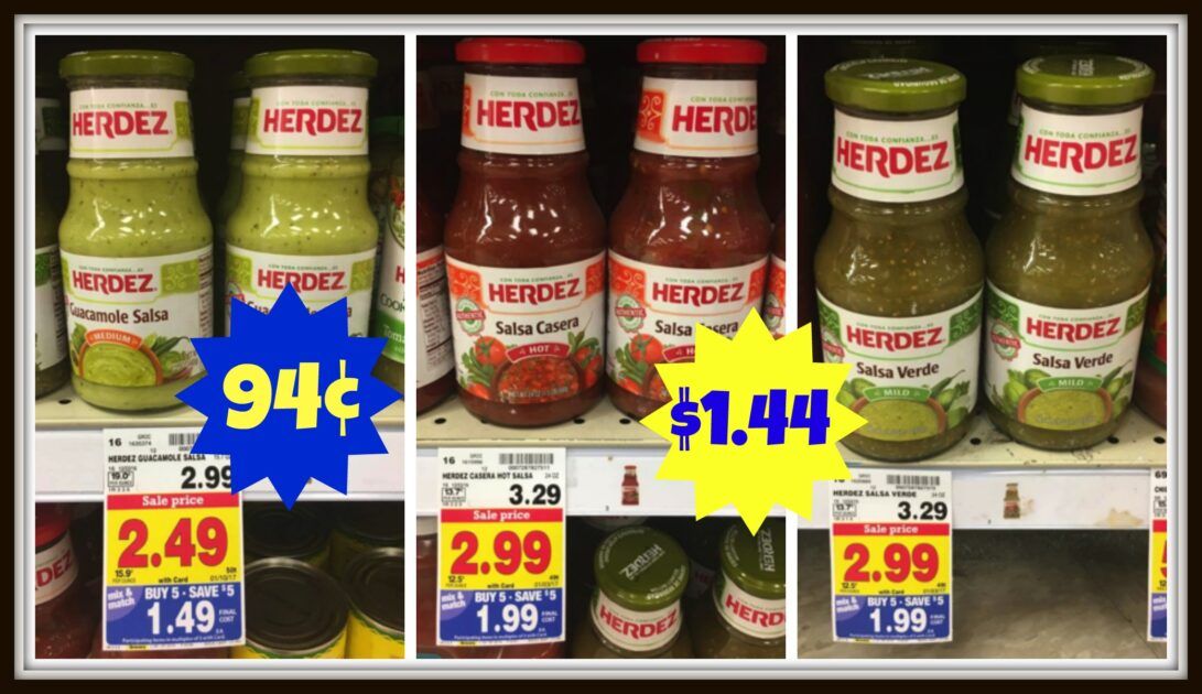 NEW Herdez Salsa Coupon = as low as 94¢ During Kroger Mega Event ...