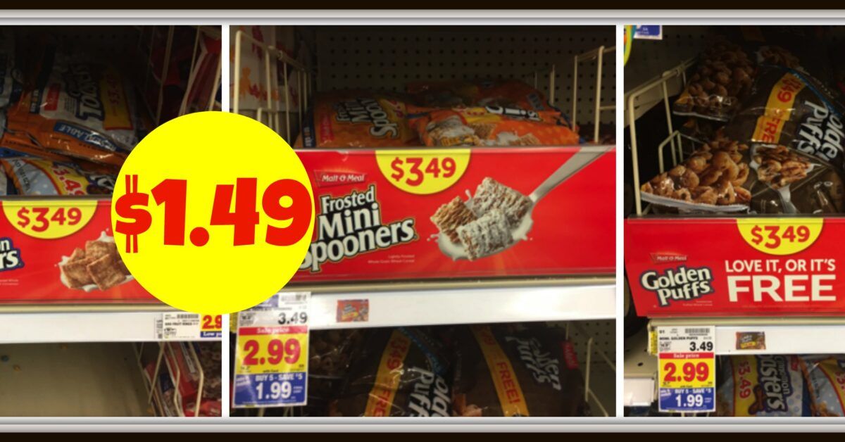 NEW Malt-O-Meal Coupon = $1.49 Cereal During Kroger Mega Event ...