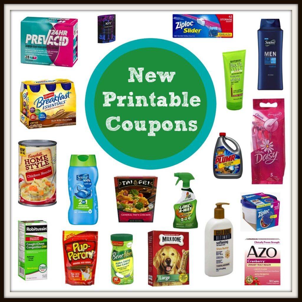 New Printable Coupons! Ziploc, Suave, Kellogg's, Campbell's AND MORE ...
