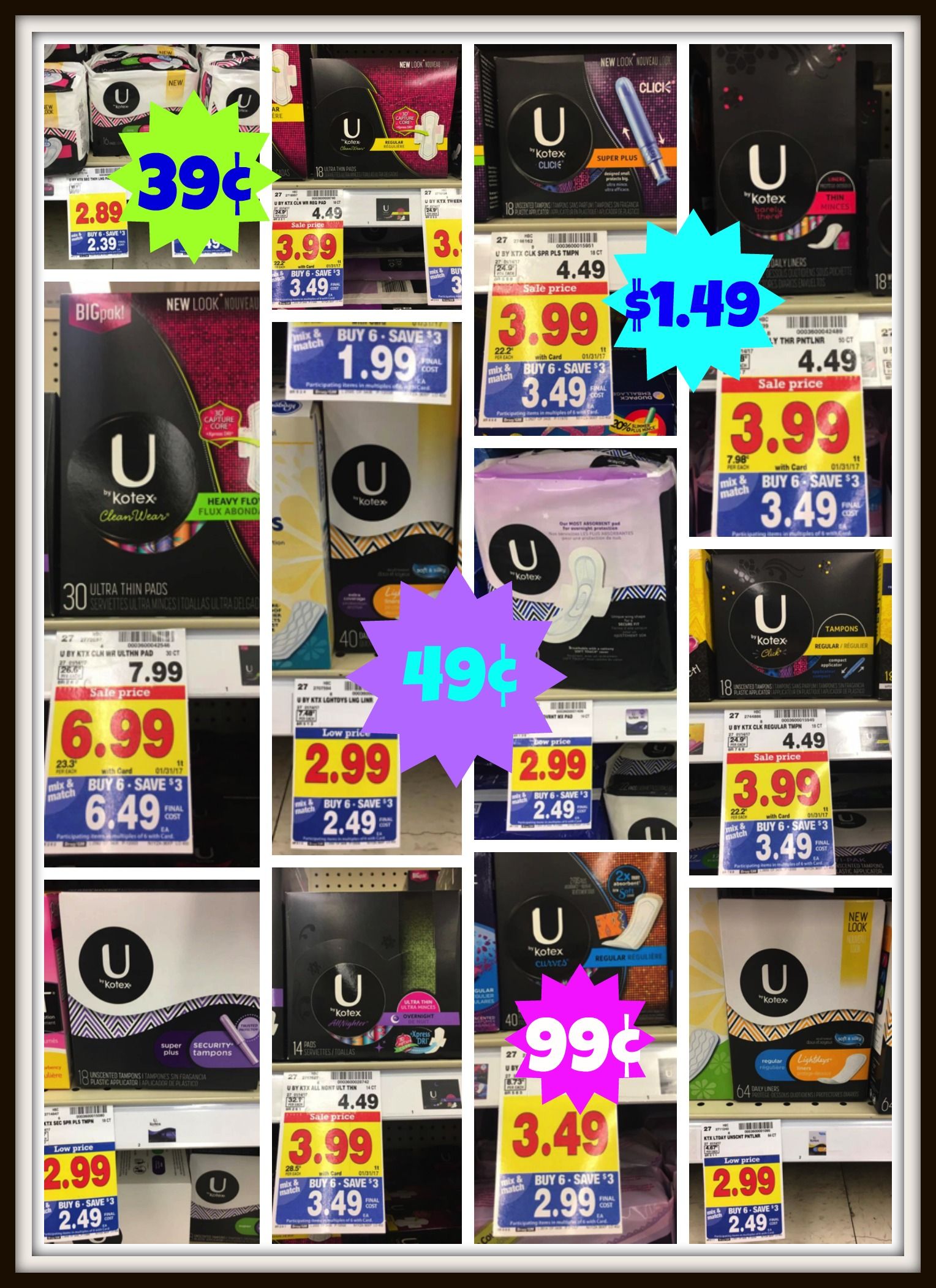 u by kotex deals
