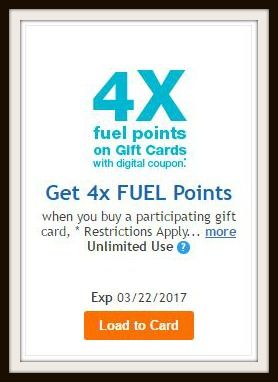 4X Fuel Points at Kroger (Must Download Coupon) Begins March 8th ...