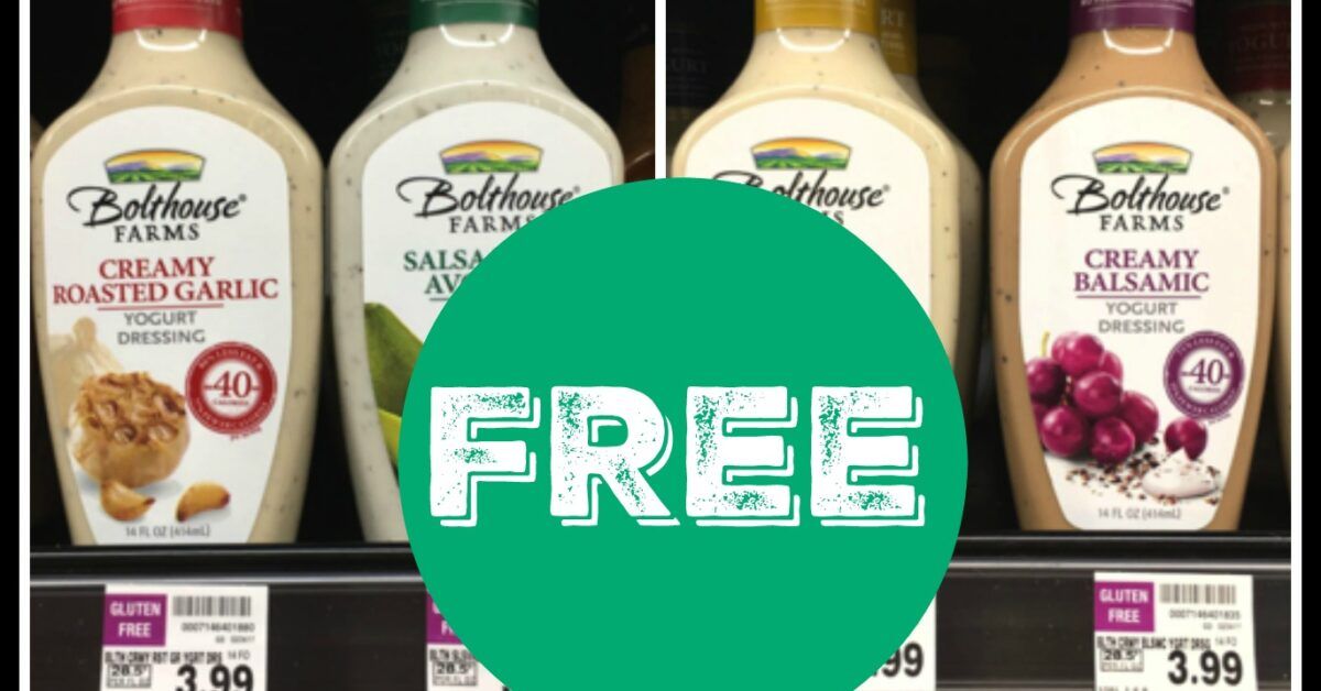 FREE Bolthouse Farms Dressing at Kroger! - Kroger Krazy
