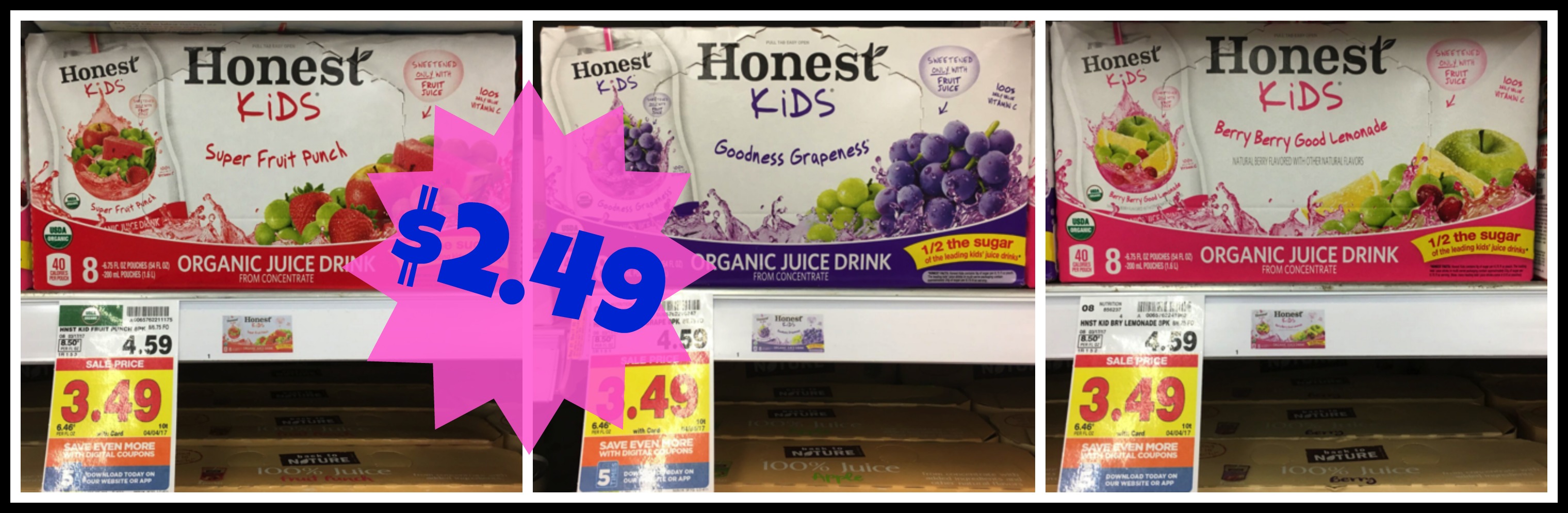 honest kids organic juice Image
