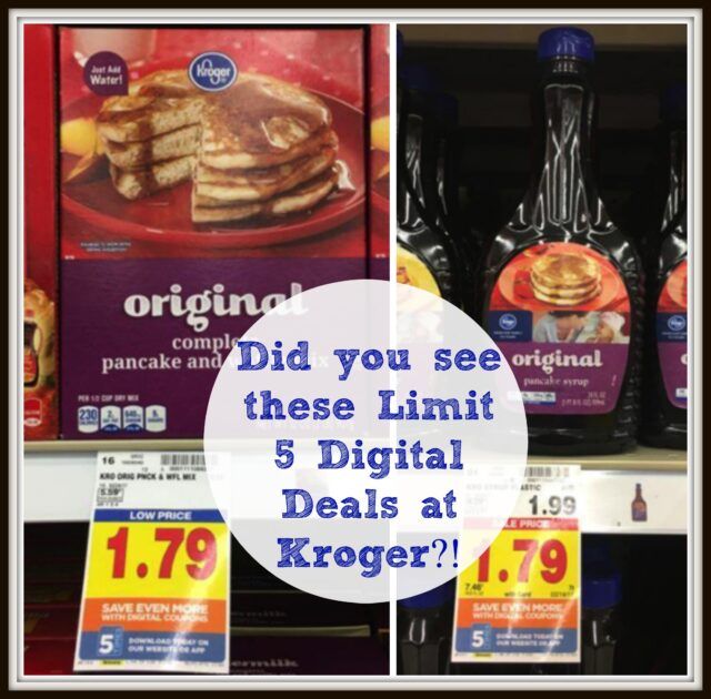 Kroger brand Pancake Mix and Syrup Deals Happening! Kroger Krazy