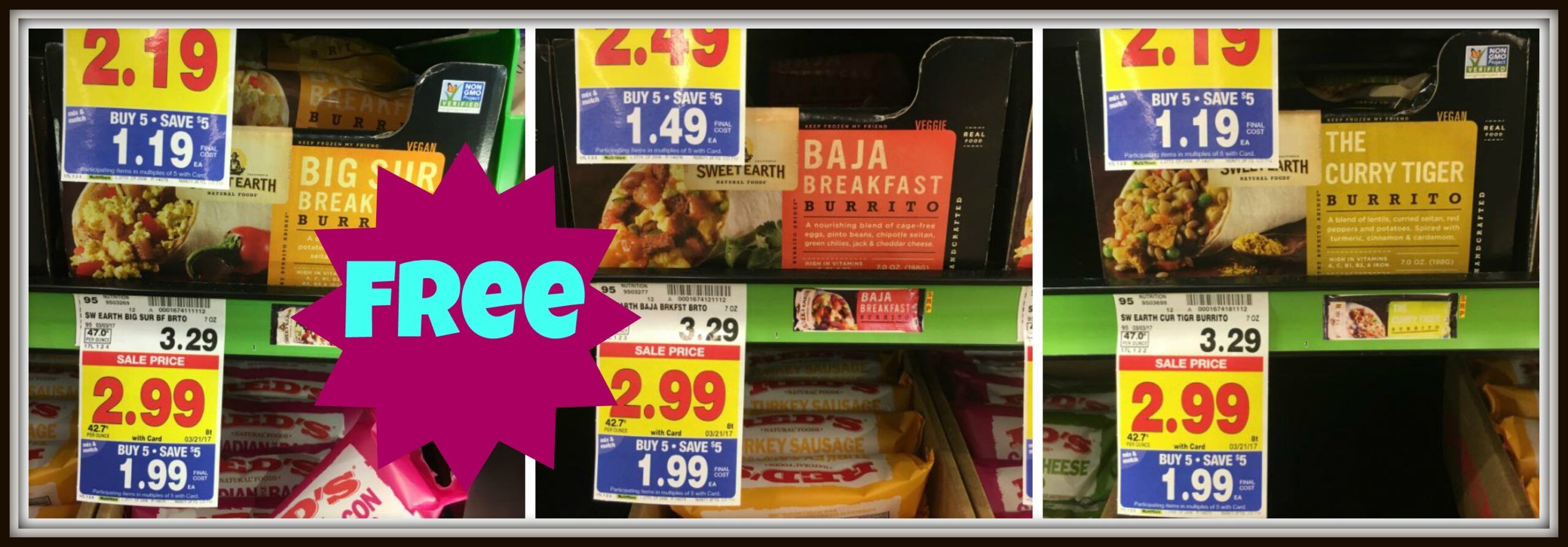 Grab a FREE Sweet Earth Burrito with Kroger Mega Event!! - Kroger Krazy