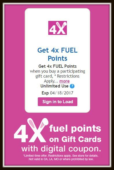 4x fuel points