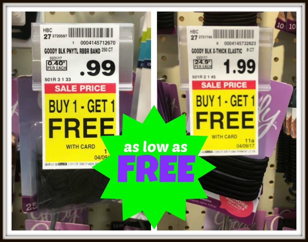 NEW Goody Ouchless Coupon + B1G1 Free Kroger Sale = as low as FREE ...