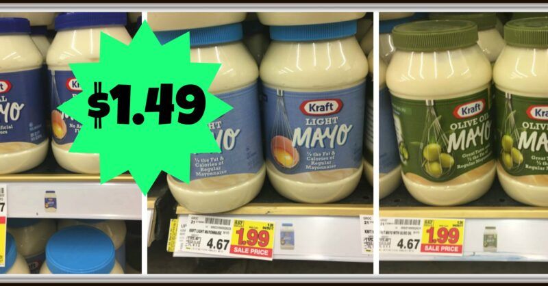 NEW Kraft Coupon = Mayo for $1.49 at Kroger (Reg $4.67)!! - Kroger Krazy