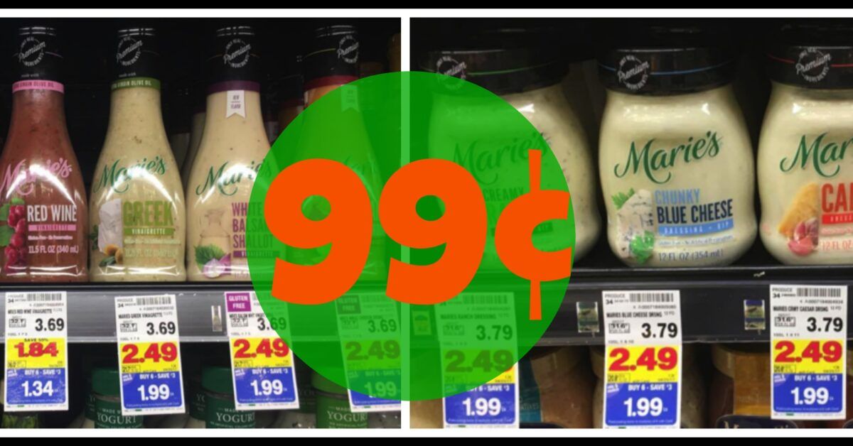 Marie's Salad Dressing JUST 99¢ During Kroger Mega Event! - Kroger Krazy