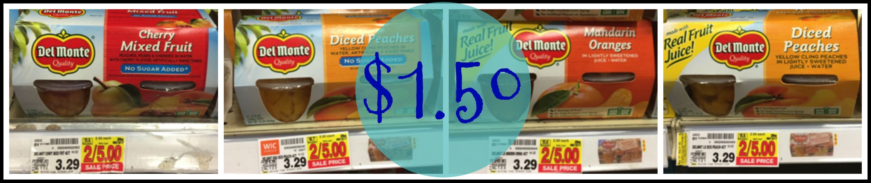 del monte fruit cups Image