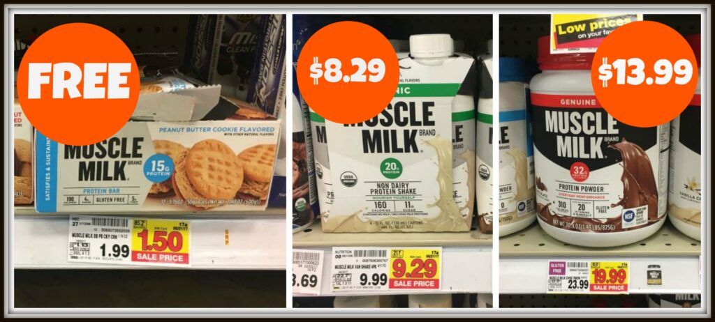 FREE Muscle Milk Protein Bars at Kroger!! - Kroger Krazy