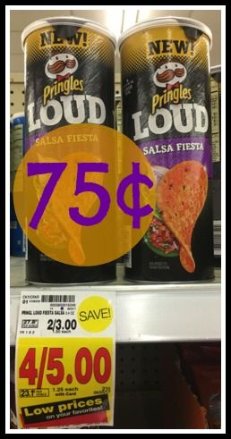 Pringles LOUD Cans Kroger