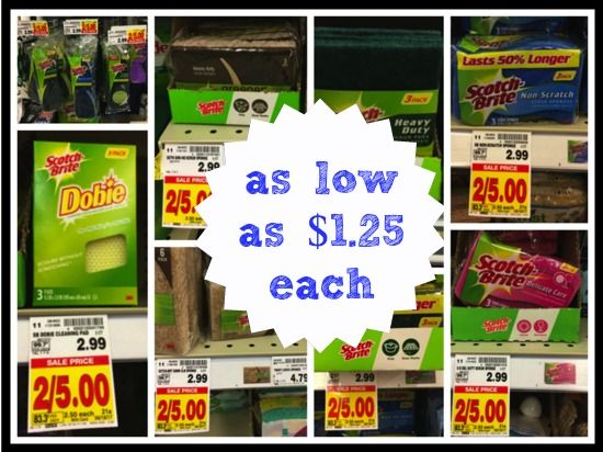 scotch brite sponges new