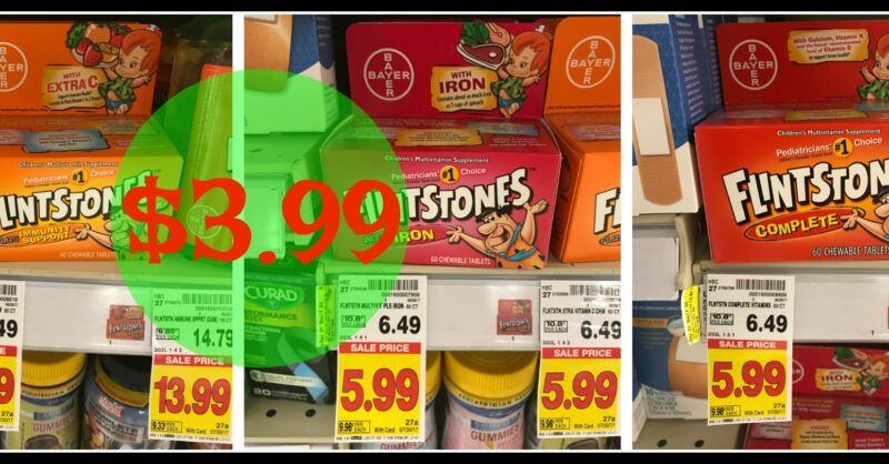Awesome Flintstone Coupon = $3.99 Vitamins at Kroger! - Kroger Krazy