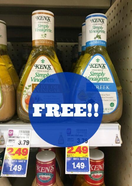 Ken's Simply Vinaigrette Salad Dressing | One For FREE at Kroger ...