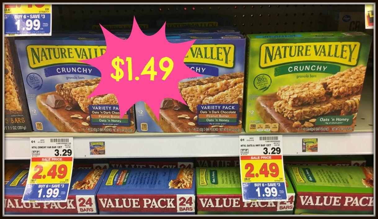 nature valley granola bars